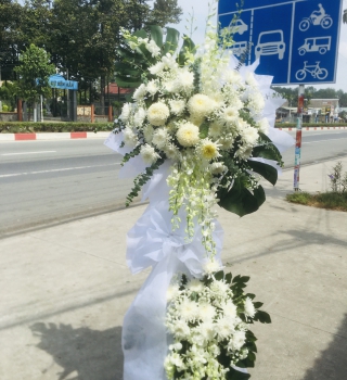 Hoa viếng khu vực Bình Dương với hoa mẫu đơn cực sang cực đẹp
