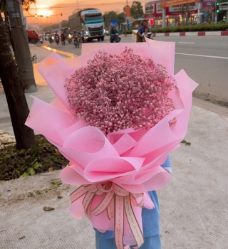 BÓ HOA BIBI  CỠ VỪA ĐÁNG YÊU GIÁ RẺ NHẤT TÂN UYÊN