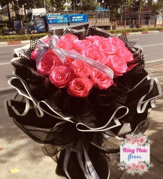 Nhũ Hồng trái tim lên bó cực xinh cực sang cực rẻ tặng người phụ nữ 20/10