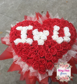 BÓ HOA SÁP THƠM HÀN QUỐC 100 BÔNG TÂN UYÊN