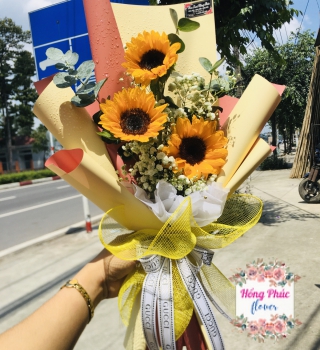 Học sinh dành tặng thầy cô, chỉ 49k có ngay bó hoa tươi chỉnh chu 