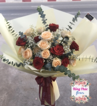 BÓ HỒNG TRỨNG VÀ ĐỎ ECUADOR TO ĐẸP RẺ Ở BÌNH DƯƠNG