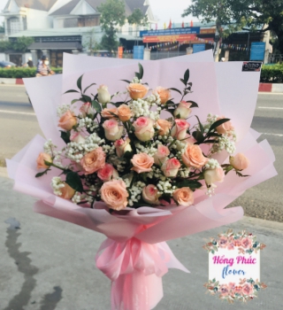 BÓ HOA HỒNG NGỌT NGÀO QUYẾN RỦ TẶNG BẠN GÁI, VỢ NGÀY 20.10