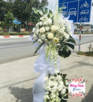 Hoa viếng khu vực Bình Dương với hoa mẫu đơn cực sang cực đẹp