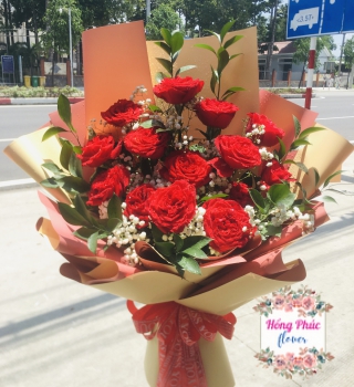 Bó hoa hồng đỏ Ohara sang trọng cho ngày 20.10