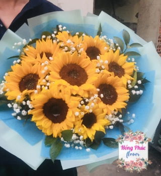 BÓ HOA HƯỚNG DƯƠNG TO ĐẸP CHO MỌI DỊP Ở BÌNH DƯƠNG 