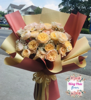 Bó Hồng ngoại vô cùng lạ mắt và sang chảnh tặng ngày 20 tháng 10