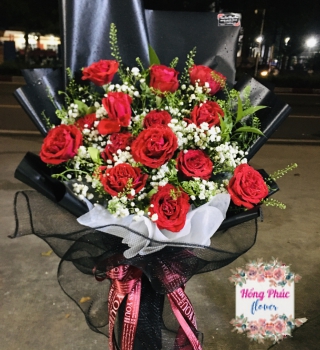 BÓ HỒNG ĐỎ ÔHARA TUYỆT ĐẸP DÀNH TẶNG VỢ/ NGƯỜI YÊU/ BẠN GÁI/ MẸ NGÀY 20/10