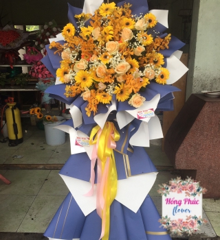 KỆ HOA KHAI TRƯƠNG 1 TẦNG GIÁ RẺ NHẤT TÂN UYÊN