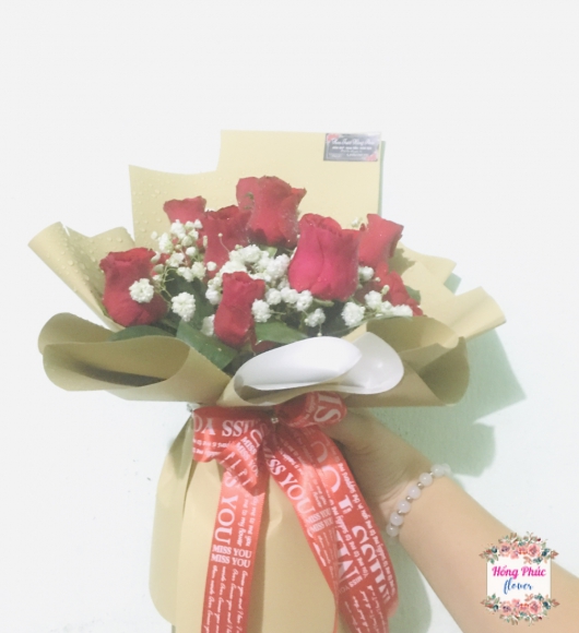 Bó hoa Hồng đỏ mini siêu xinh tặng sinh nhật 