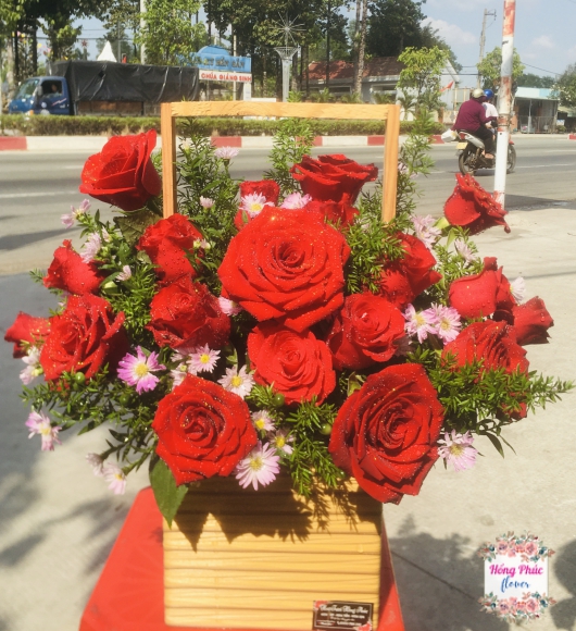 Hoa Hồng đỏ Ecuador mừng sinh nhật, khai trương, ngày phụ nữ ở Tân Uyên, Bình Dương