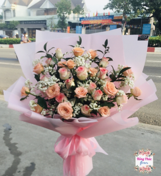 BÓ HOA HỒNG NGỌT NGÀO QUYẾN RỦ TẶNG BẠN GÁI, VỢ NGÀY 20.10