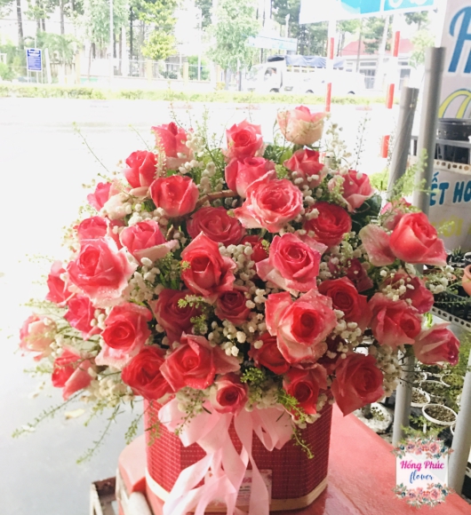 Giỏ hoa giá rẻ ở Bình Dương siêu đẹp