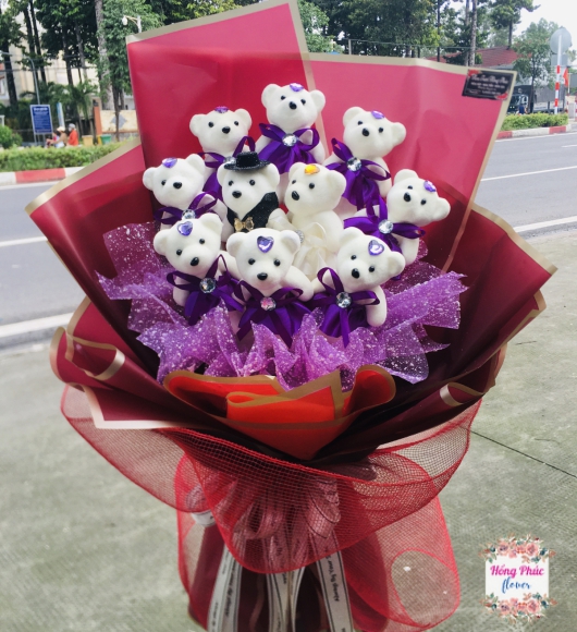 Bó gấu tình nhân cực rẻ cực đẹp tỏ tình trong ngày phụ nữ