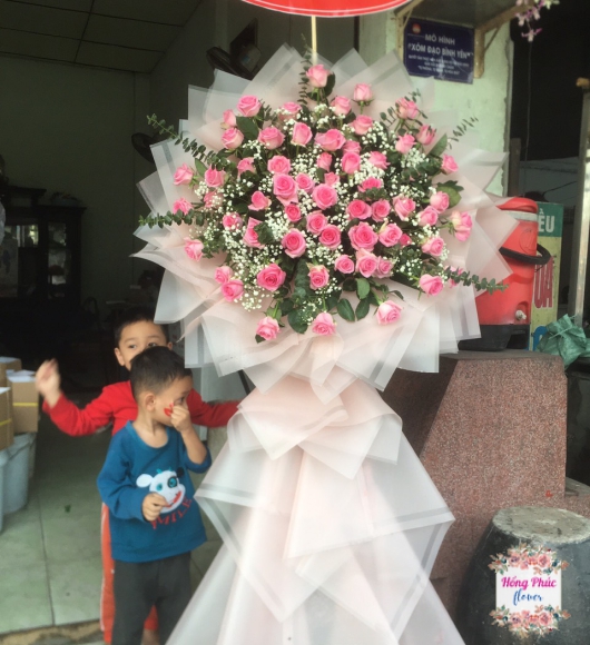 LẴNG HOA CHÚC MỪNG KHAI TRƯƠNG CHO SPA SIÊU XINH TÂN UYÊN