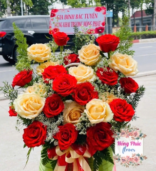 Giỏ hoa khai trương 