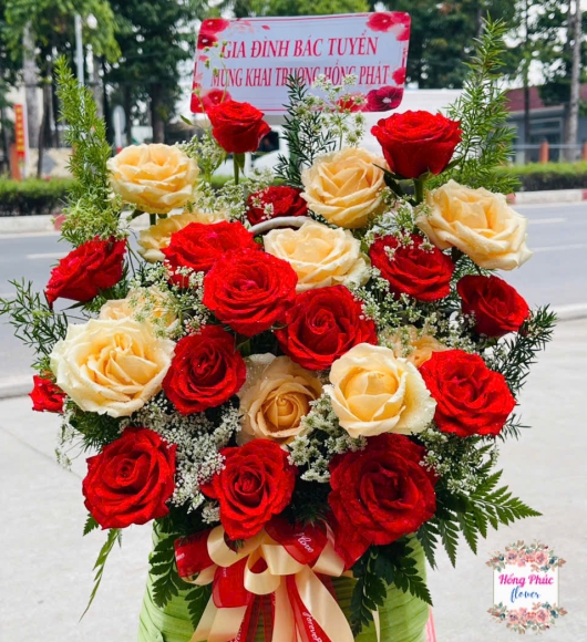 Giỏ hoa khai trương 