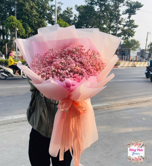 Hoa bibi bó hồng