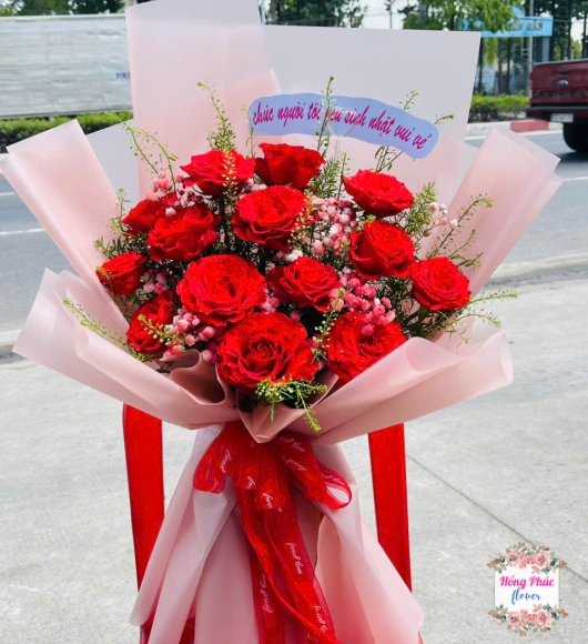 Hoa hồng bó sinh nhật