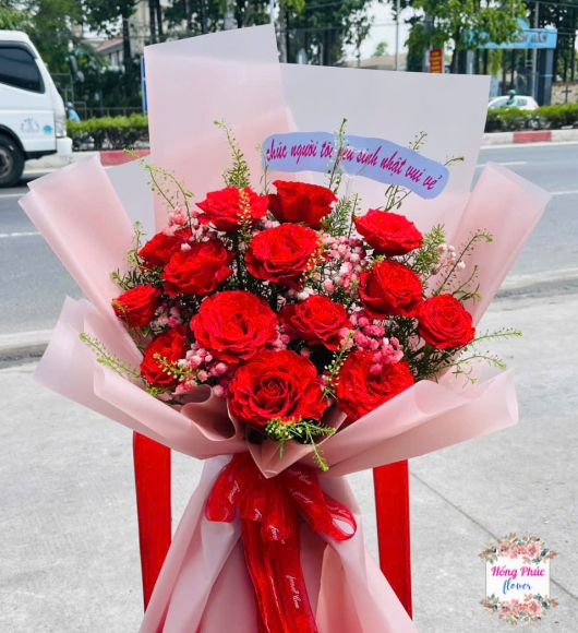 Hoa hồng bó sinh nhật