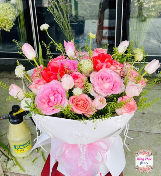 Hoa hồng bó siêu dễ thương