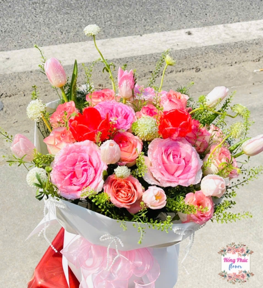 Hoa hồng bó siêu dễ thương