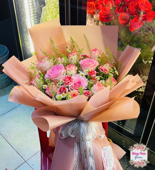 Hoa hồng bó tặng sinh nhật