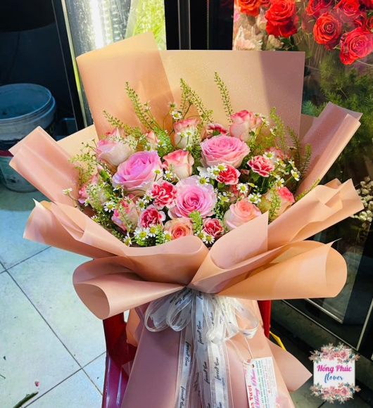 Hoa hồng bó tặng sinh nhật